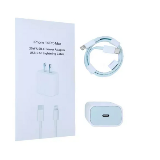 Cargador Iphone 14 Pro Max USB -C TO USB- C Cable Adaptador