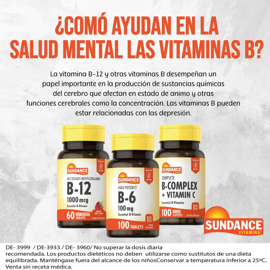 Vitamina B-12 60 Tabletas Disolución Rápida 1000mcg