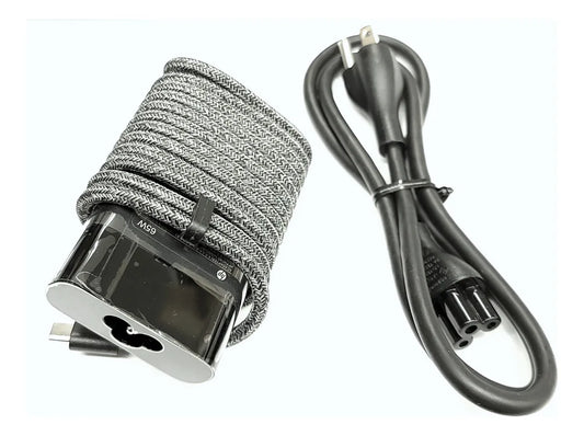 Cargador HP ORIGINAL 20V 3.25A 3.33A 65W Type C Cable Corriente