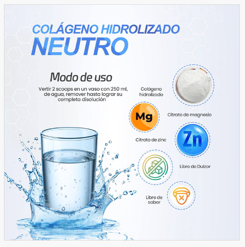 Colágeno Hidrolizado Arandanos Flor de Jamaica Magnesio Fresa Fórmula V 1.1 kg