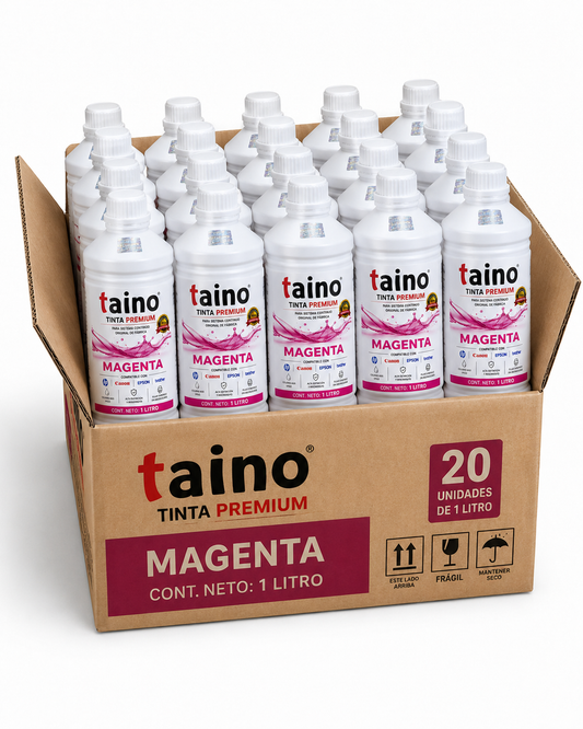 Tinta Magenta TAINO® PREMIUM DYE CISS – 1 Litro
