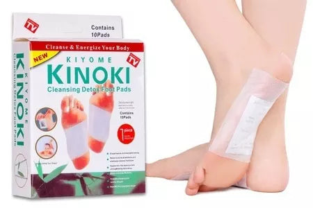 KINOKI 2 Parches Desintoxicantes para Pies Y Cuerpo - TAINO®