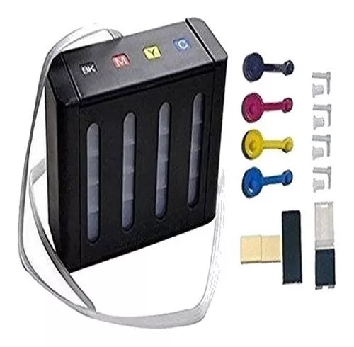Sistema Contínuo Antiderrame Hp Canon Caja Negra con accesorios - TAINO®