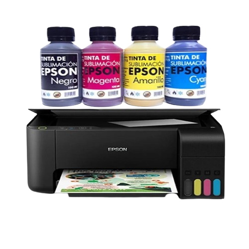 Combo Sublimación 11 en 1 Plancha Importada 30x40 Impresora Tintas Hojas - TAINO®