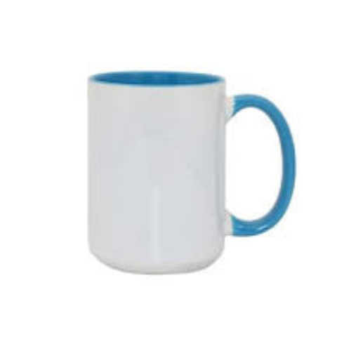Taza de 15onz Fondo y Asa de Color - TAINO®