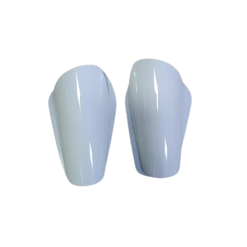 Canillera Sublimable Para Fútbol Tallas XS S M L Color Blanco - TAINO®