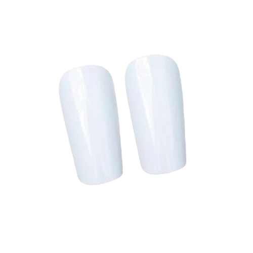 Canillera Sublimable Para Fútbol Tallas XS S M L Color Blanco - TAINO®