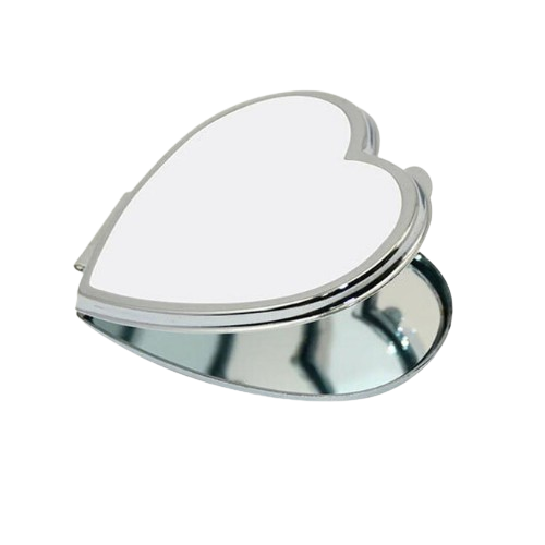 Espejo Sublimable Metálico Modelo Corazón - TAINO®