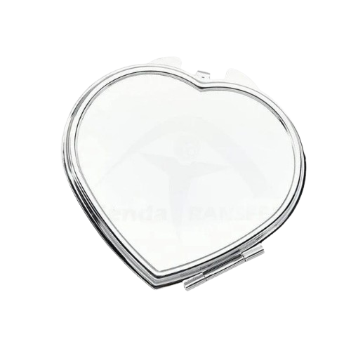 Espejo Sublimable Metálico Modelo Corazón - TAINO®