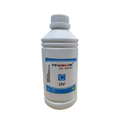 Tinta Cian UV Premium 1 Litro Para Impresora Hp Canon Epson Brother - TAINO®