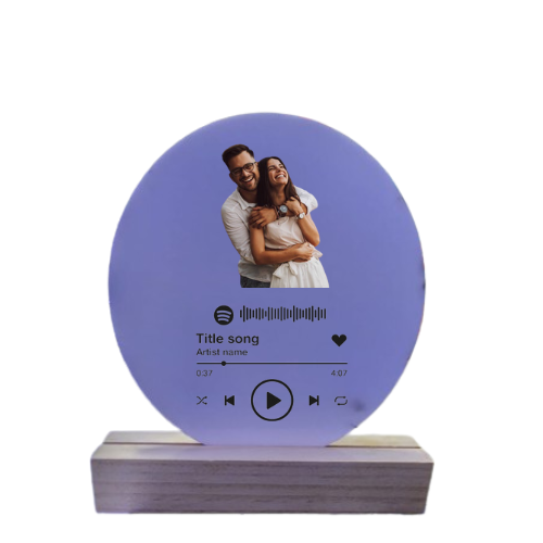 Cuadro Spotify Para Sublimar Circular