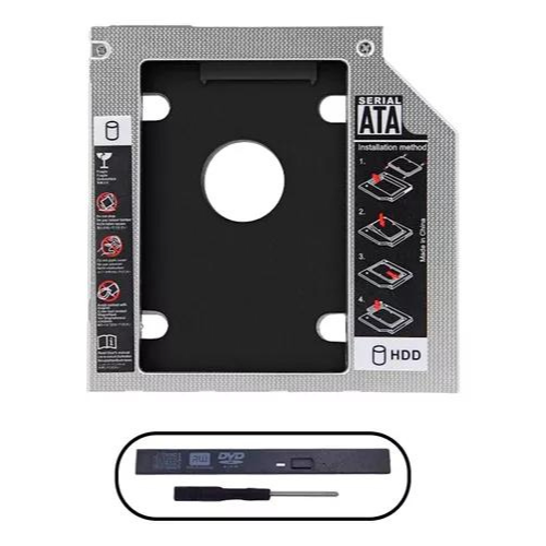 Second Caddy 9.5mm/ 12.7mm Sata 3.0, 2.5 Hdd Ssd Cady Laptop - TAINO®