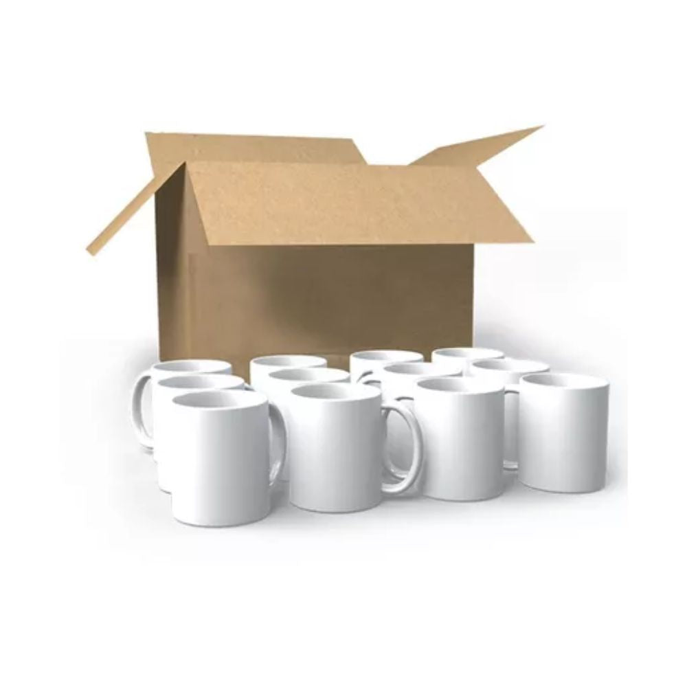 Taza Blanca 11onz 3AAA Incluye Caja Individual 36Und - TAINO®