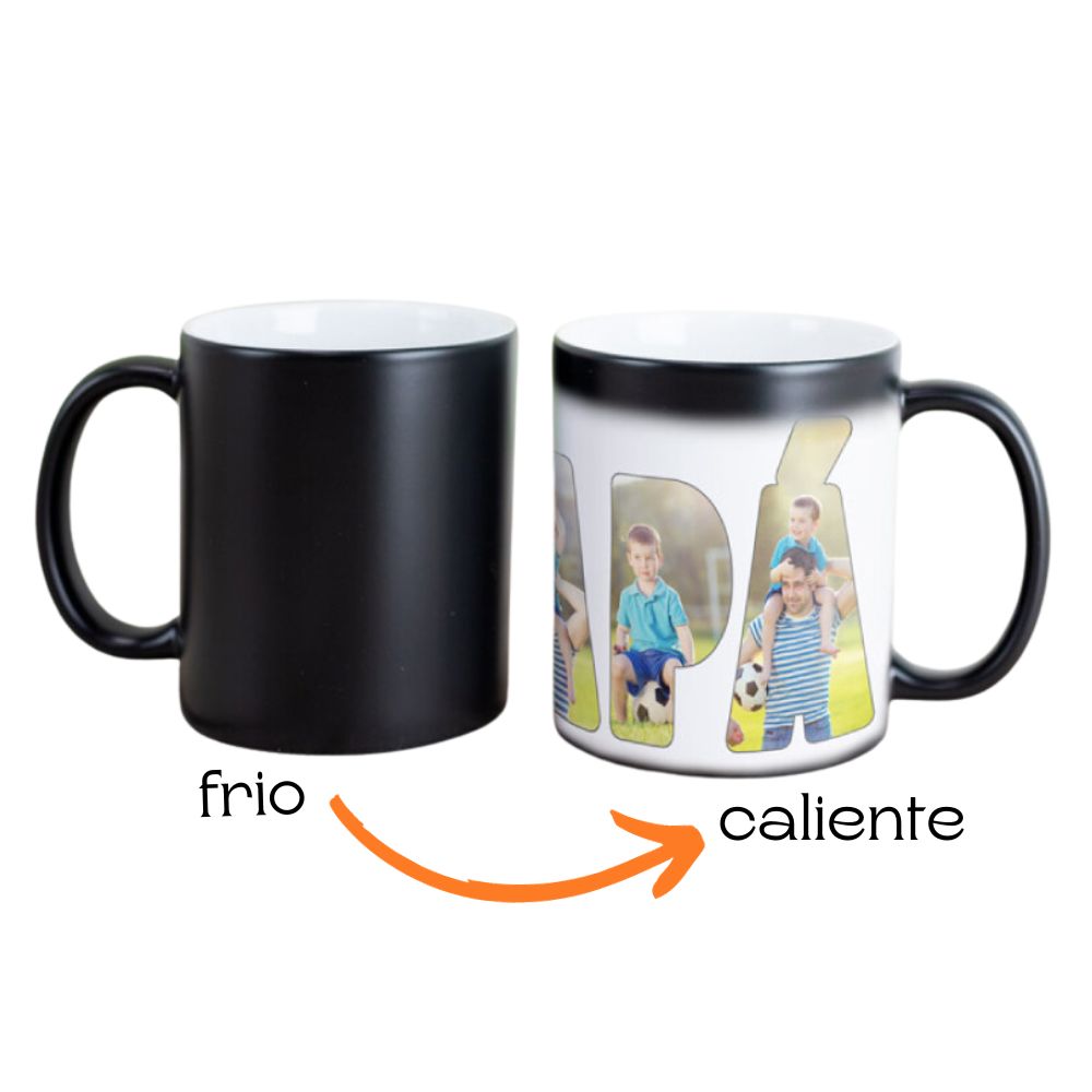 Tazas Mágicas Para Sublimar AAA 11onz Colores Negro Rojo Y Azul Caja 36 - TAINO®