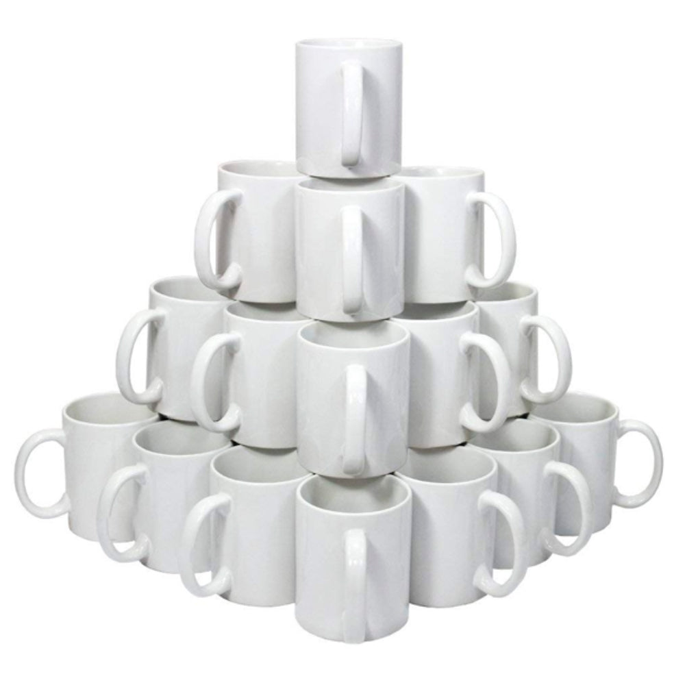 Taza Blanca de Sublimación 11onz Calidad Triple AAA Caja 36 - TAINO®