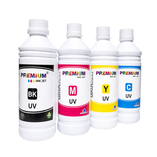 Pack Tinta Premium UV 1 Litro Para Impresora Hp Canon Epson Brother
