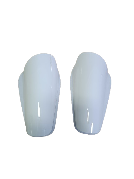 Canillera Sublimable Para Fútbol Tallas XS S M L Color Blanco - TAINO®