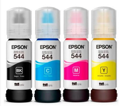 Tinta Epson 544 Original Serie L3110 L3150 L3160 L4150 L5190 Black Cian Yellow Magenta