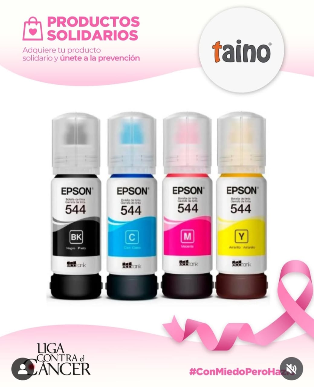 Tinta epson 544 original serie L3110 L3150 L3160 L4150 L5190 black cian yellow magenta