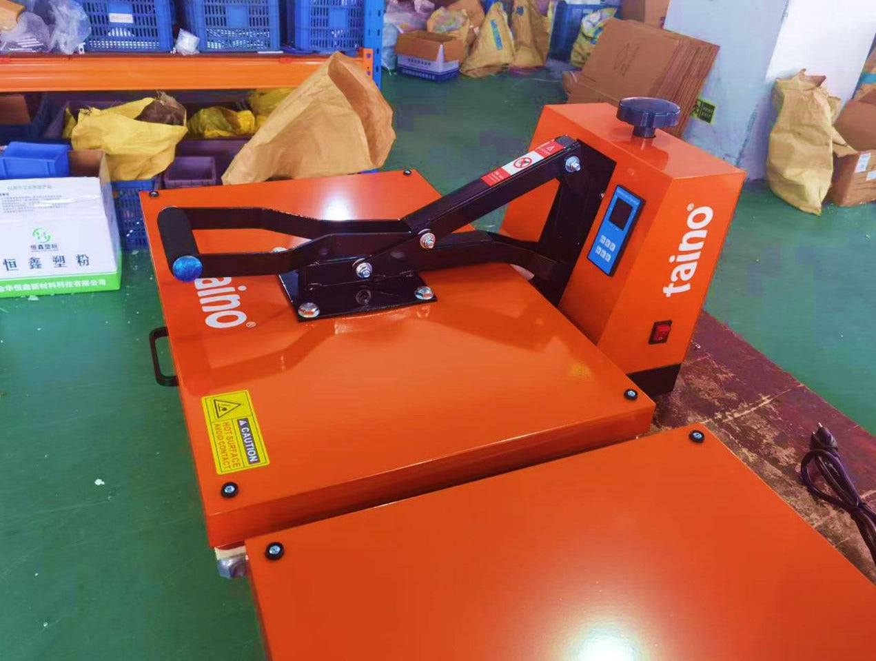 Plancha Plana 60X40 base corrediza teflonada sublimación transfer DTF TAINO®