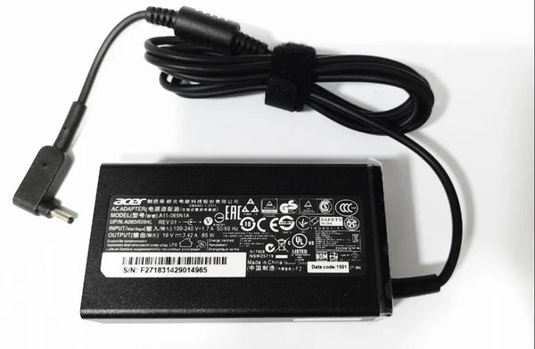 Cargador ACER Aspire Original 19V 2.37A 3.16A 3.42A Punta Fina