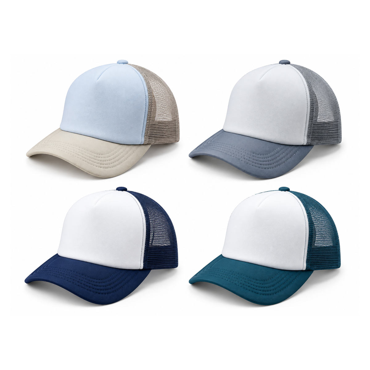 Gorra Trucker para Sublimar Colores Variados