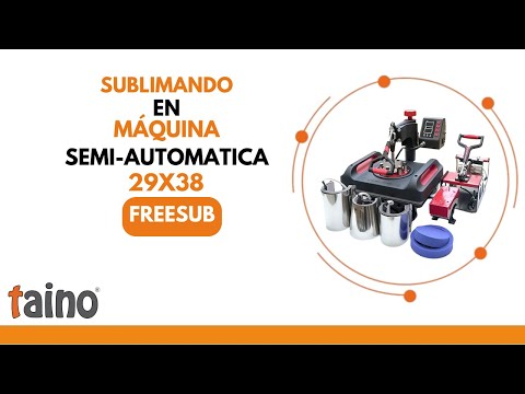 Máquina Multifuncional 8 en 1 de Sublimación Plancha 29X38 Freesub