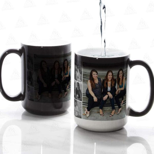 Taza Mágica para Sublimació de 15 onz Color Negro - TAINO®