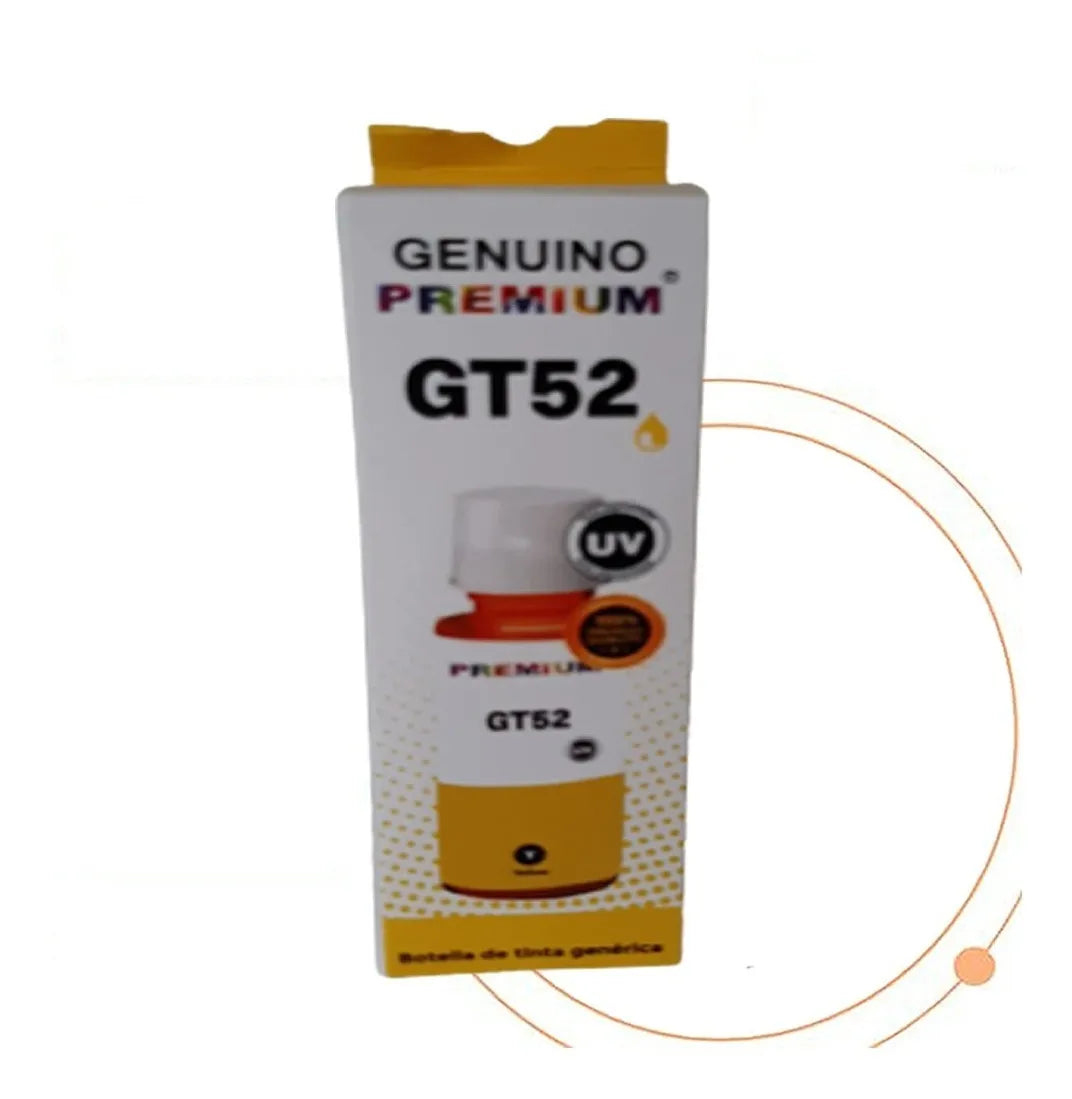 Pack Tinta HP Premium Gt53 Gt52 Black Cian Yellow Magenta - TAINO®