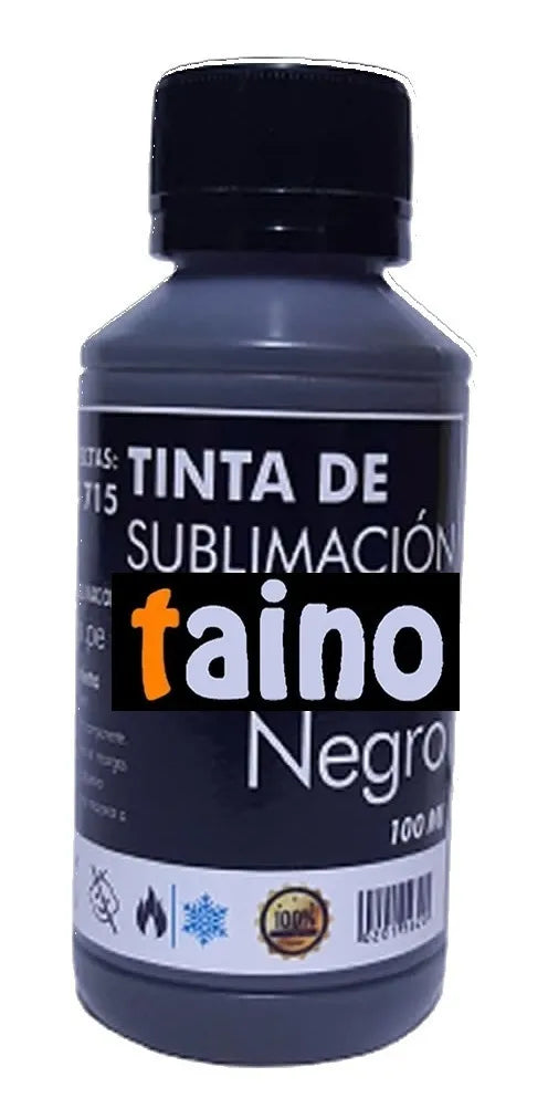 Pack Tinta Sublimacion Importada 100ml Negro Cian Yellow Magenta - TAINO®