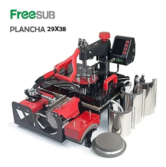 Combo Sublimación Multifuncional 11 en 1 Plancha 29X38 Impresora Epson Tintas A4 Papel de Sublimación - TAINO®