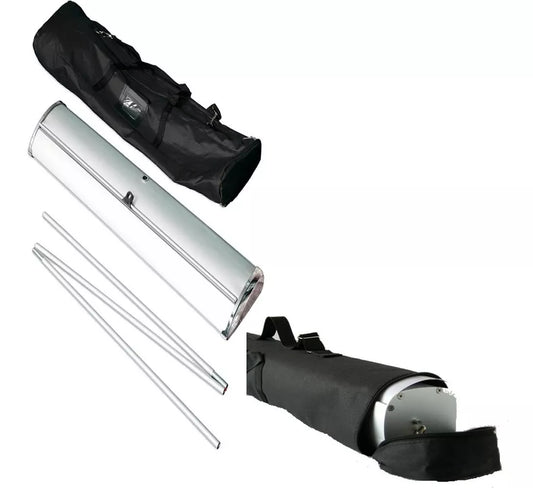 Roll Screen Parante Aluminio Roll Up 2x1 mts con Estuche - TAINO®