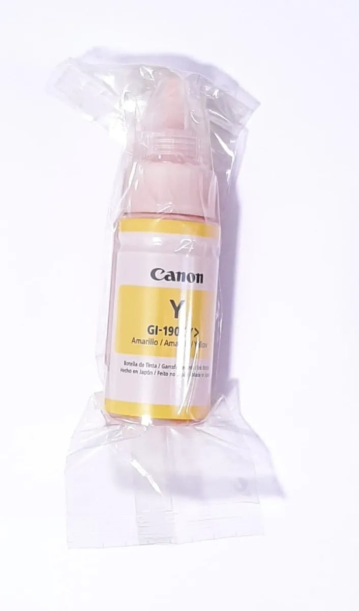 Tinta Canon GI 190 Original Serie G1100 G1110 G2100 G2110 G3000 G3100 G3102 Black Cian Yellow Magenta - TAINO®