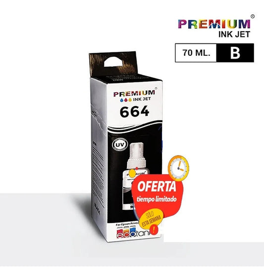 Pack Tinta Epson 664 Premium Negro Cian Yellow Magenta - TAINO®