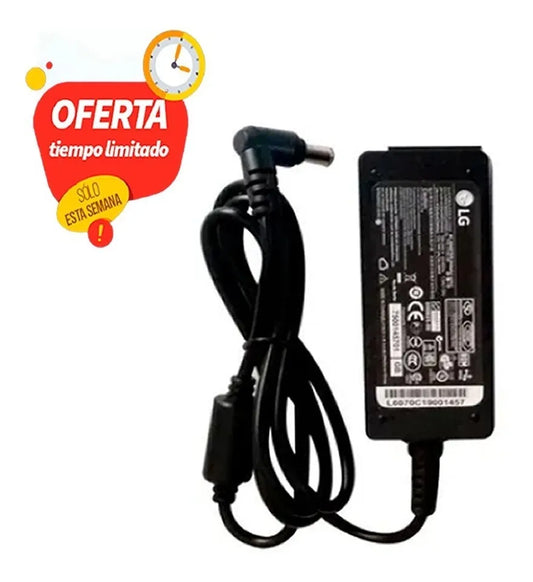 Cargador LG Punta Aguja 12v 3a 2a Para Monitor Cable Corriente de Regalo - TAINO®