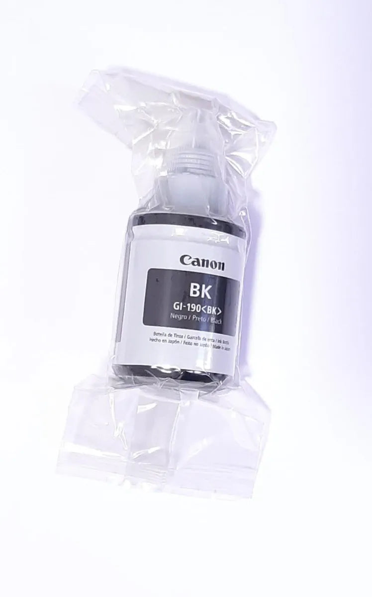 Tinta Canon GI 190 Original Serie G1100 G1110 G2100 G2110 G3000 G3100 G3102 Black Cian Yellow Magenta - TAINO®