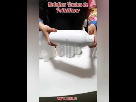 Botella 1 Litro Alcohol Boca 28ml 100 Und