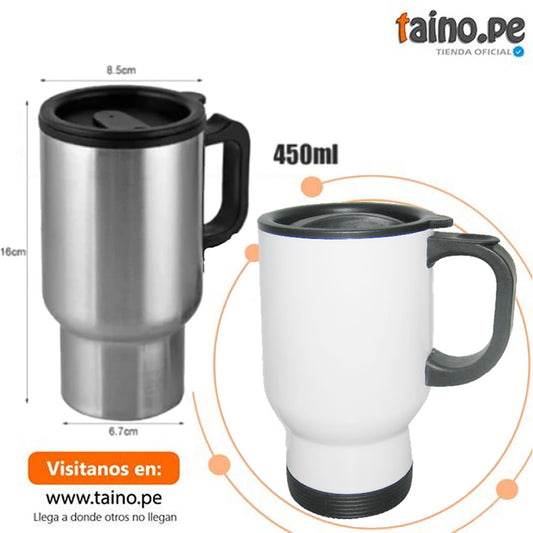 Termo de Auto para sublimar de 450ml - TAINO®