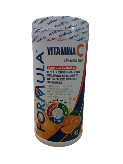 Vitamina C Camu Camu Calcio Magnesio Zin Naranja Multivitamínico 1.1 kg - TAINO®