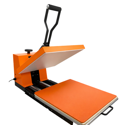 Plancha Plana 38X38 base corrediza teflonada sublimación transfer DTF TAINO®