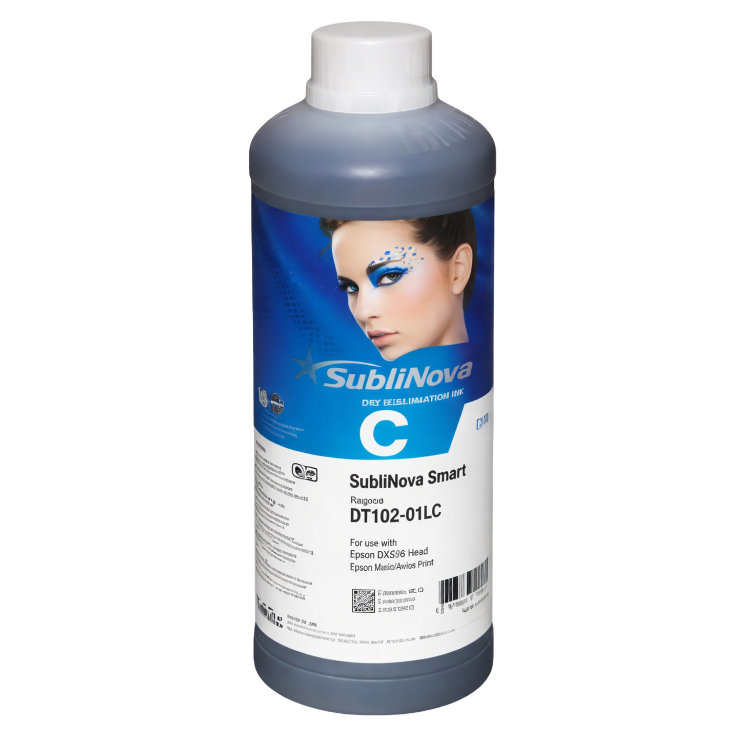 Tinta de Sublimación Sublinova 1 Litro Black Cian Yellow Magenta