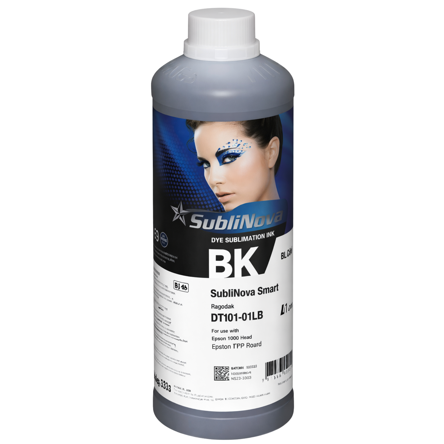Tinta de Sublimación Sublinova 1 Litro Black Cian Yellow Magenta