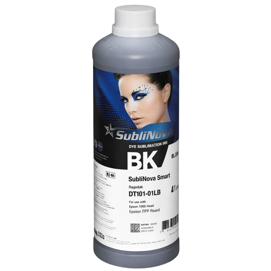 Tinta de Sublimación Sublinova 1 Litro Black Cian Yellow Magenta