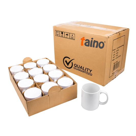 Taza de Sublimación 11onz Calidad Triple AAA Caja 36