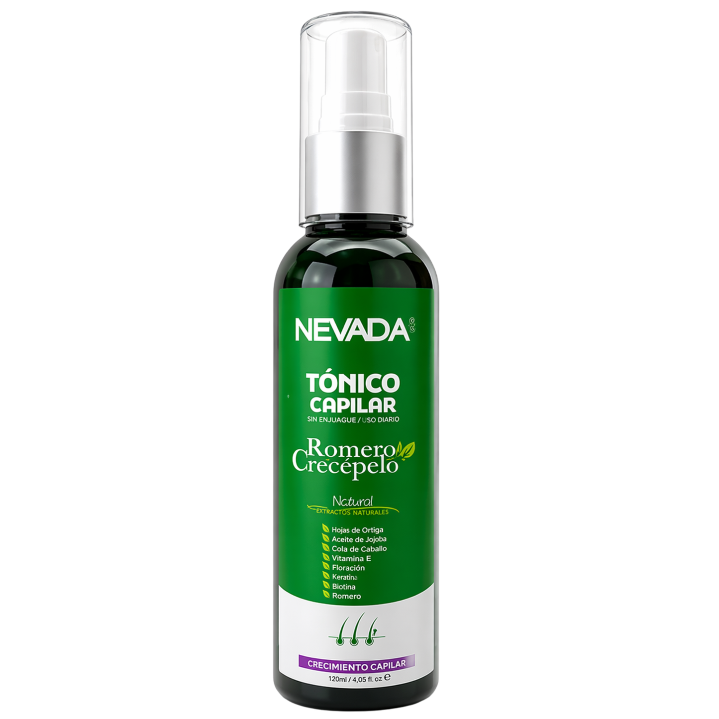 Romero crecepelo combo shampoo + acondicionador + tónico de crecimiento capilar