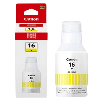 Tintas Canon GI16 Maxify Original Gx6010/gx7010 170ml Black Cian Yellow Magenta - TAINO®