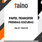 Papel Transfer Prendas Oscuras Paquete de 5 Hojas A4