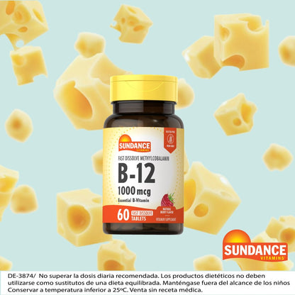 Vitamina B-12 60 Tabletas Disolución Rápida 1000mcg