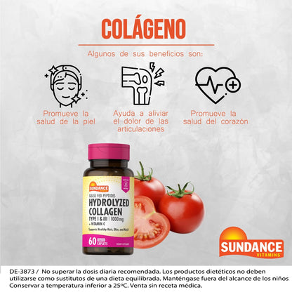 Colágeno Hidrolizado 60 Tabletas Recubiertas Dama