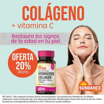 Colágeno Hidrolizado 60 Tabletas Recubiertas Dama